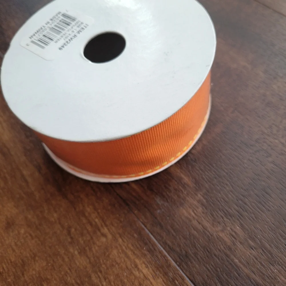 NWOT Expressions Orange Grosgrain Ribbon